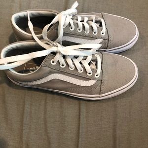Grey Old Skool Vans